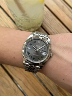 Rolex Datejust 41 126334-0022 White gold and Stainless steel Gray