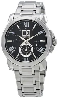 Seiko Premier SNP141P1 43mm Stainless steel Black