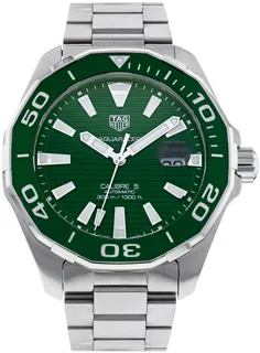 TAG Heuer Aquaracer WAY201S.BA0927 43mm Stainless steel Green