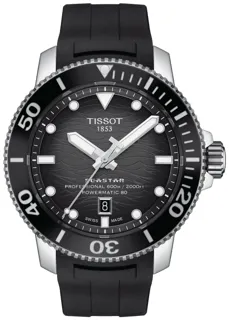 Tissot T-Sport SeaStar 2000 Professional Powermatic 80 T1206071744100 46mm Stainless steel Black