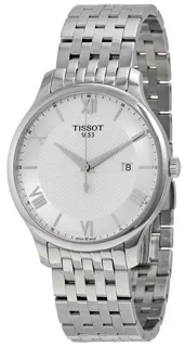 Tissot Tradition T0636101103800 42mm Stainless steel Silver