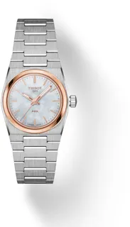 Tissot PRX MOP Rose Gold PVD T137.010.21.111.00 316L stainless steel White