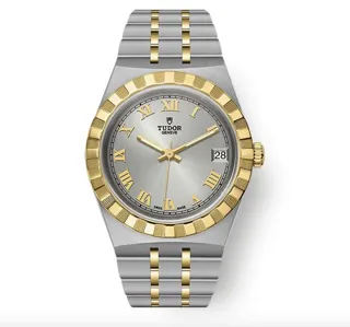 Tudor Royal 28403-0001 Yellow gold and Stainless steel Silver