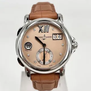 Ulysse Nardin Dual Time 243-22/30-09 37mm Stainless steel Brown