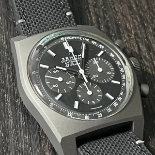 Zenith Chronomaster Revival 97.T384.4061/21.C822 37mm Titanium Black