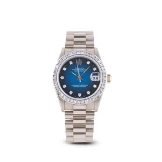 Rolex Datejust 68279 White gold Blue