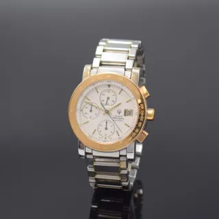 Girard-Perregaux 7000 Silver and Yellow gold White