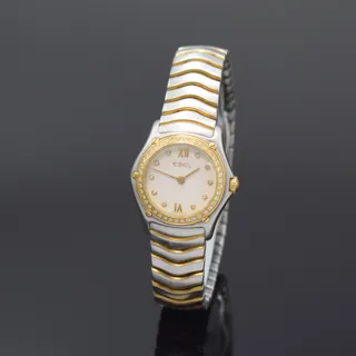 Ebel Classic Sport 1157F14 Stainless steel and gold White