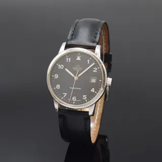 Union Glashütte 37mm Stainless steel Black