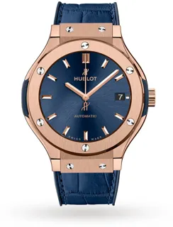 Hublot Classic 17170390 38mm Rose gold Blue