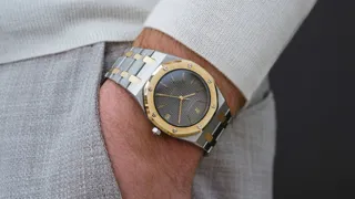 Audemars Piguet Royal Oak 4100SA Stainless steel and 18k yellow gold Golden and Gray