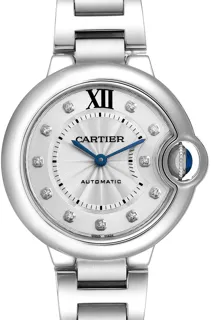 Cartier Ballon Bleu 33mm WE902074 Stainless steel Silver