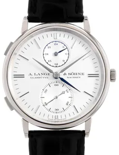 A. Lange & Söhne Saxonia 386.026 38mm White gold Silver