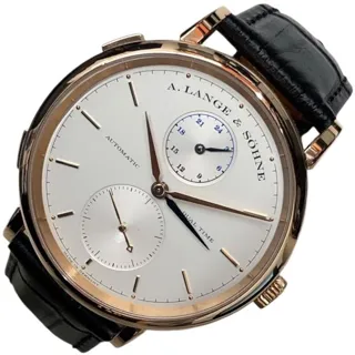 A. Lange & Söhne Saxonia 385.032 40mm Rose gold Silver