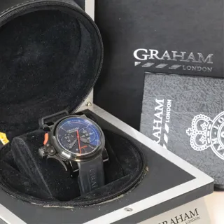 Graham Chronofighter 2TRAB.B10A Stainless steel Black