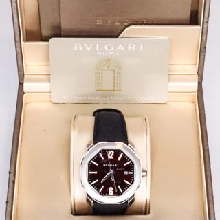 Bulgari Octo Roma OC41S 41mm Stainless steel Black