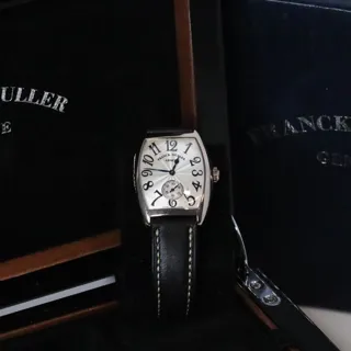 Franck Muller Casablanca 7500 S6 29mm 18k white gold White