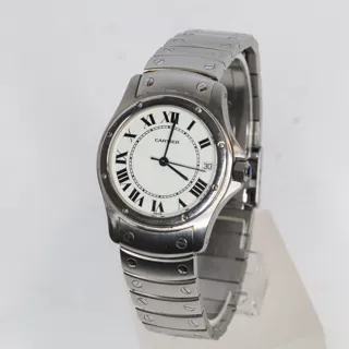 Cartier Santos Ronde W20026K1 Stainless steel White