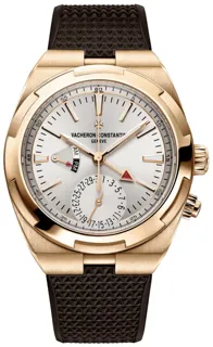 Vacheron Constantin Overseas Dual Time 7900V/000R-B336 41mm Rose gold Silver