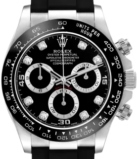 Rolex Daytona 116519LN White gold Black