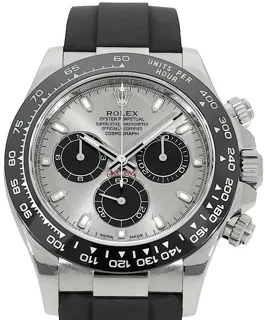 Rolex Daytona 116519LN White gold Silver