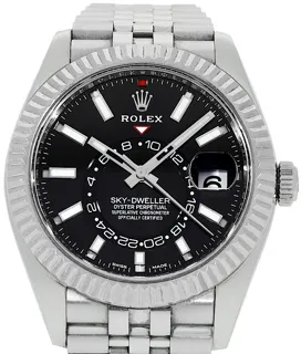 Rolex Sky-Dweller 326934 White gold and Stainless steel Black