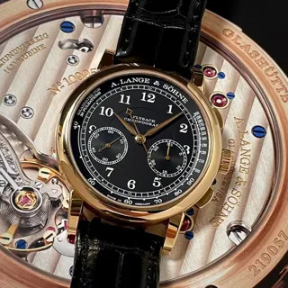 A. Lange & Söhne 1815 414.031 39.5mm Rose gold Black