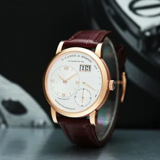 A. Lange & Söhne Lange 1 191.032 38.5mm Rose gold Silver