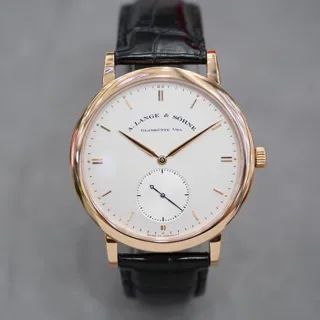 A. Lange & Söhne Saxonia 307.032 Rose gold Silver