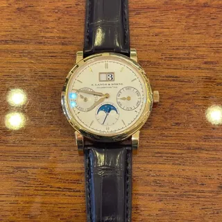 A. Lange & Söhne Saxonia 330.032 38.5mm Rose gold Silver