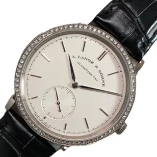 A. Lange & Söhne Saxonia 842.026 39mm White gold Silver