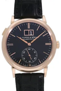 A. Lange & Söhne Saxonia 381.031/LSLS3814AG 38.5mm Rose gold Black