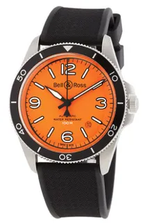 Bell & Ross Vintage BRV292-O-ST/SRB Stainless steel Orange