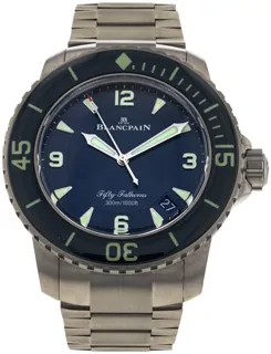 Blancpain Fifty Fathoms 5015-12B40-98B Titanium Blue