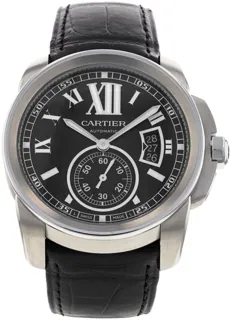 Cartier Calibre de Cartier W7100041 Stainless steel Black