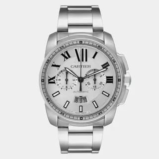 Cartier Calibre de Cartier W7100045 Stainless steel Silver