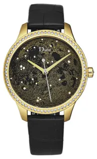 Dior Montaigne CD153550A001 18kt Yellow Gold Golden