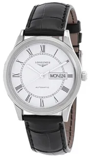 Longines Flagship L4.899.4.21.2 Stainless steel White