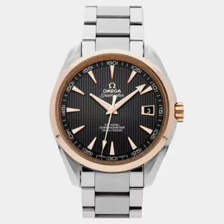 Omega Aqua Terra 231.20.42.21.06.002 Stainless steel and Red gold Gray