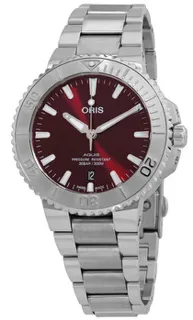 Oris Aquis 01 733 7766 4158-07 8 22 05PEB Stainless steel Red