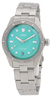 Oris Divers 01 733 7771 4057-07 8 19 18 Stainless steel Green