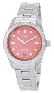 Oris Divers 01 733 7771 4058-07 8 19 18 Stainless steel Red