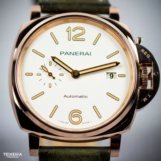 Panerai Luminor Due PAM 01042 Rose gold White