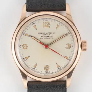 Record Watch Company 811 75 33mm Rose gold