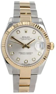 Rolex Datejust 31 178273 Yellow gold and Stainless steel Silver