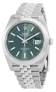 Rolex Datejust 126300-0020 Stainless steel Green