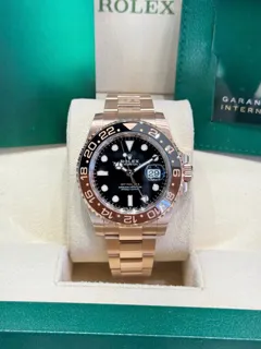 Rolex GMT-Master II 126715CHNR Everose gold Black