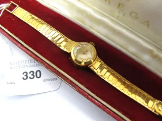 Omega Ladymatic 18k yellow gold