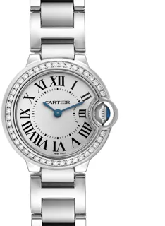 Cartier Ballon Bleu 28mm W4BB0015 Stainless steel White