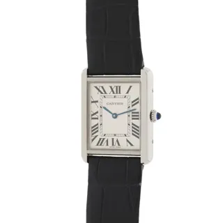 Cartier Tank Solo 3169 Stainless steel Silver